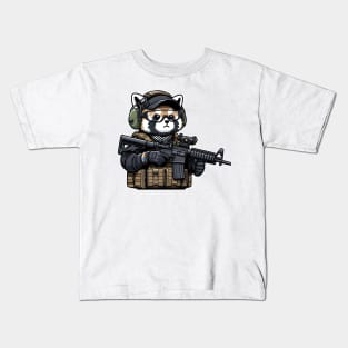 Tactical Tanuki Kids T-Shirt